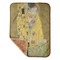 The Kiss (Klimt) - Lovers Sherpa Baby Blanket - 30" x 40"