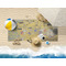 The Kiss - Lovers Beach Towel Lifestyle