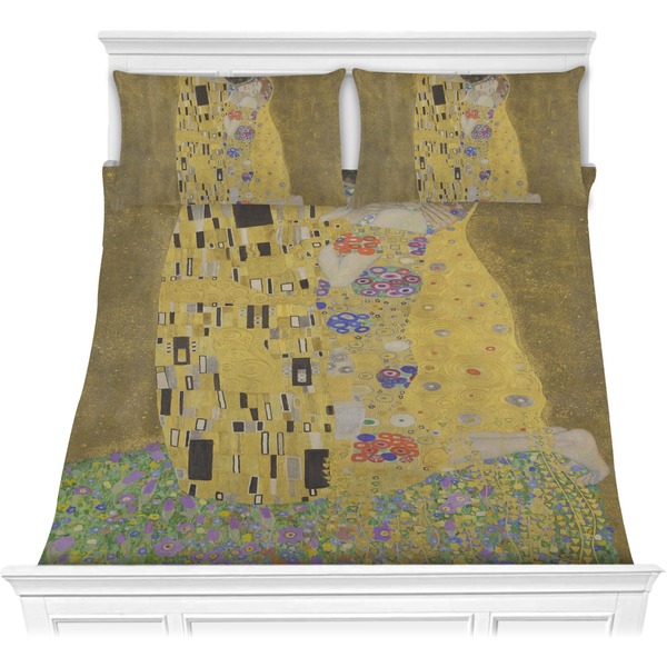 Custom The Kiss (Klimt) - Lovers Comforter Set - Full / Queen