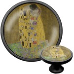 The Kiss (Klimt) - Lovers Cabinet Knob (Black)