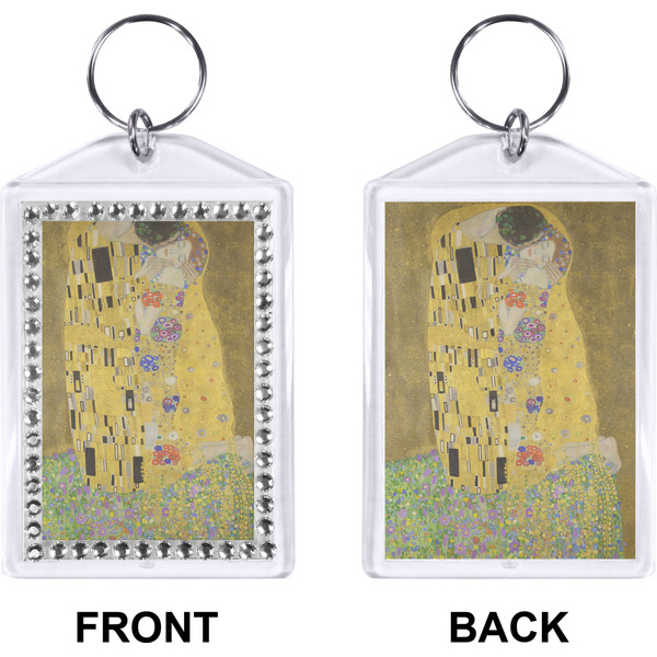 The Kiss - Lovers Bling Keychain (Front + Back)