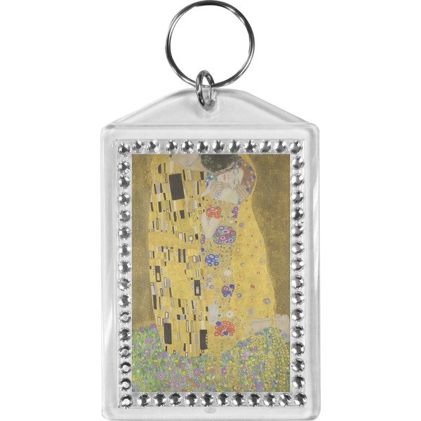 Custom The Kiss (Klimt) - Lovers Bling Keychain