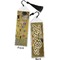 The Kiss - Lovers Bookmark with tassel - Front and Back