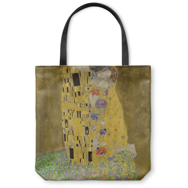 Custom The Kiss (Klimt) - Lovers Canvas Tote Bag - Large - 18"x18"