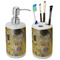 The Kiss (Klimt) - Lovers Ceramic Bathroom Accessories Set