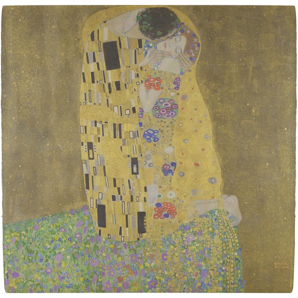Custom The Kiss (Klimt) - Lovers Ceramic Tile Hot Pad