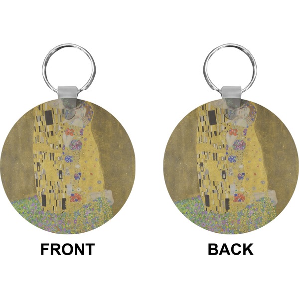 The Kiss - Lovers Circle Keychain (Front + Back)