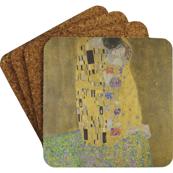 The Kiss - Lovers Coaster Set (Personalized)