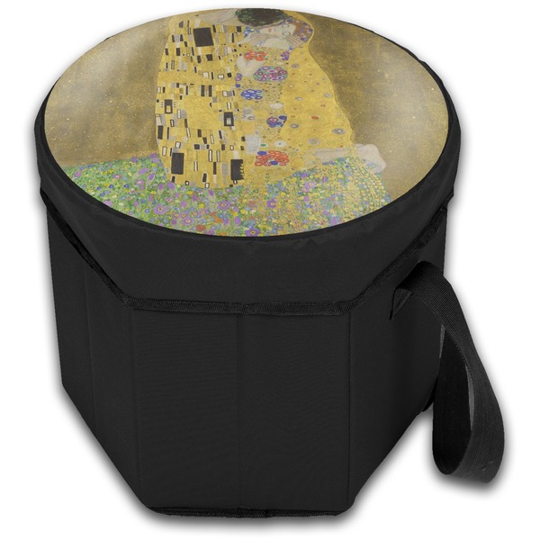 The Kiss - Lovers Collapsible Personalized Cooler & Seat (Closed)