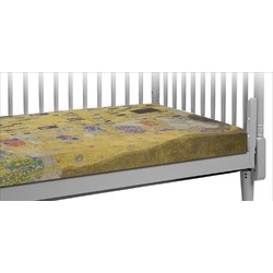 The Kiss (Klimt) - Lovers Crib Fitted Sheet