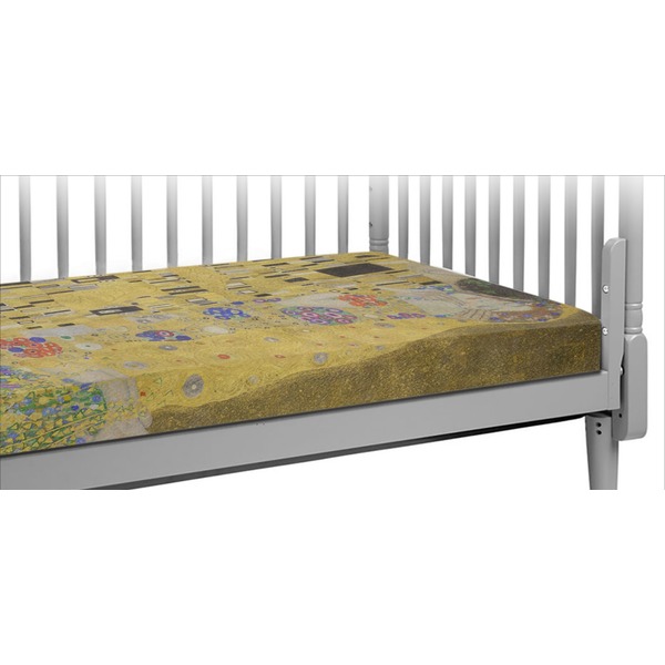 Custom The Kiss (Klimt) - Lovers Crib Fitted Sheet