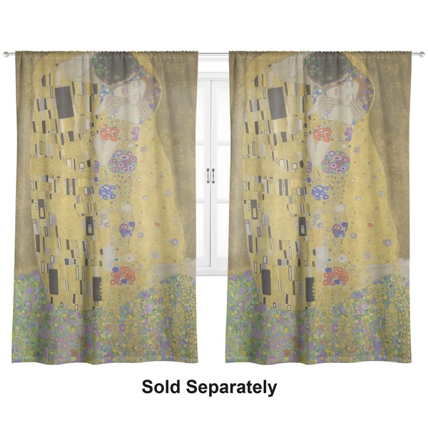 Custom The Kiss (Klimt) - Lovers Curtain Panel - Custom Size