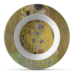 The Kiss (Klimt) - Lovers Plastic Bowl - Microwave Safe - Composite Polymer