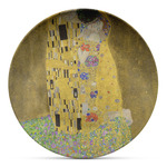 The Kiss (Klimt) - Lovers Microwave Safe Plastic Plate - Composite Polymer