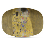 The Kiss (Klimt) - Lovers Plastic Platter - Microwave & Oven Safe Composite Polymer