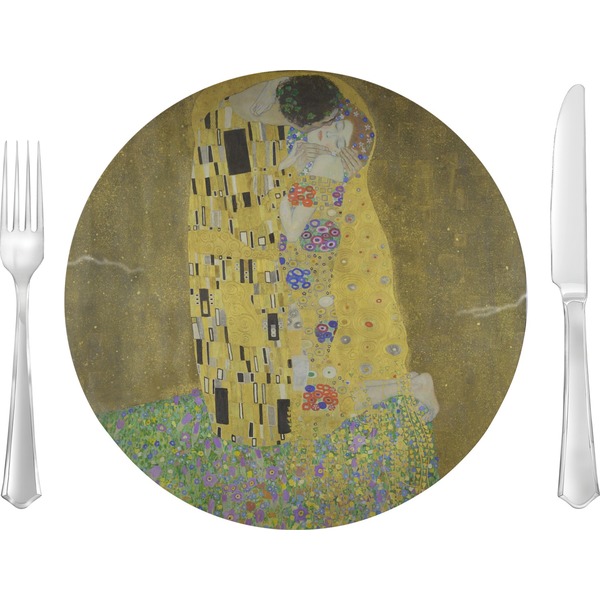 Custom The Kiss (Klimt) - Lovers Glass Lunch / Dinner Plate 10"