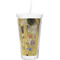 The Kiss (Klimt) - Lovers Double Wall Tumbler with Straw