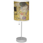 The Kiss (Klimt) - Lovers Lamp with Drum Shade