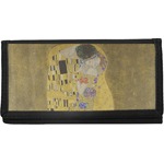 The Kiss (Klimt) - Lovers Canvas Checkbook Cover