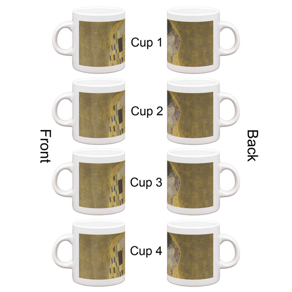 The Kiss - Lovers Espresso Cup Set of 4 - Apvl