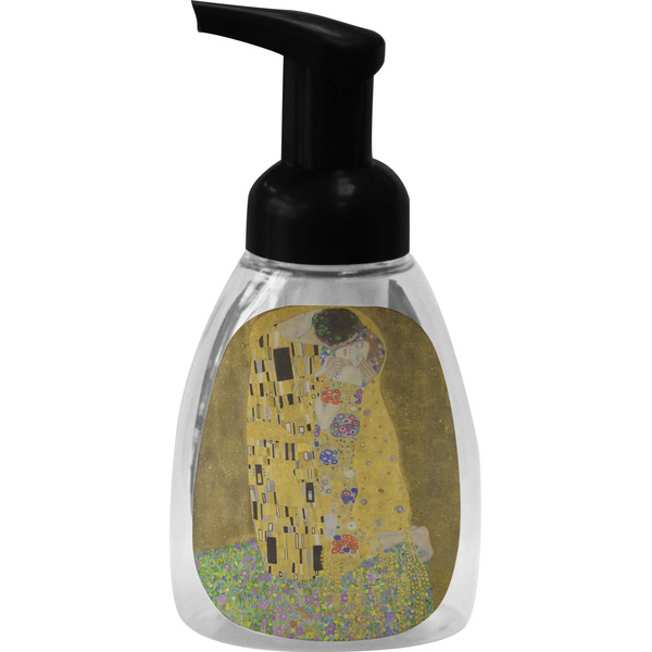 Custom The Kiss (Klimt) - Lovers Foam Soap Bottle - Black