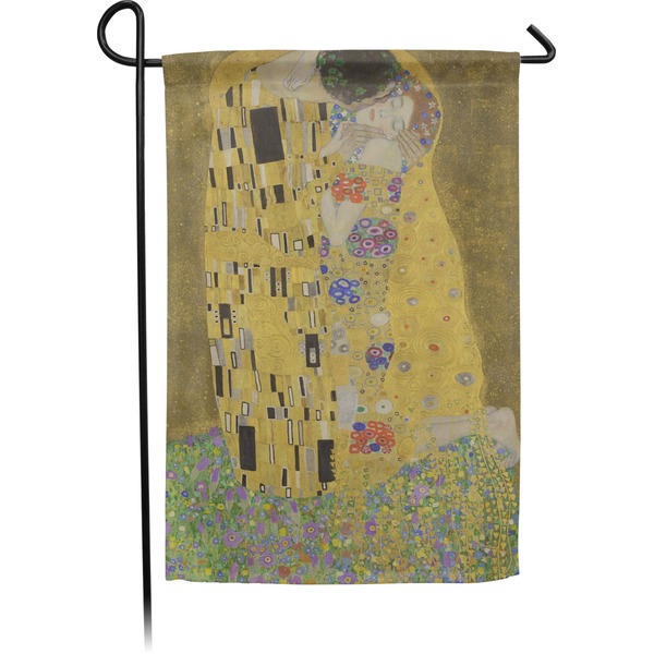 Custom The Kiss (Klimt) - Lovers Small Garden Flag - Double Sided