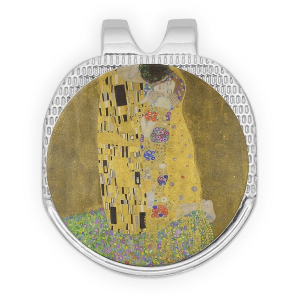 Custom The Kiss (Klimt) - Lovers Golf Ball Marker - Hat Clip - Silver