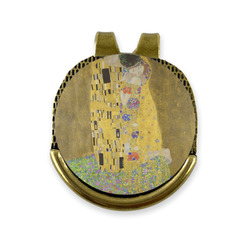The Kiss (Klimt) - Lovers Golf Ball Marker - Hat Clip - Gold