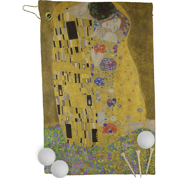 The Kiss - Lovers Golf Towel (Personalized)