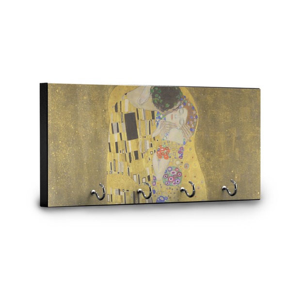 The Kiss - Lovers Key Hanger - Front View with Hooks