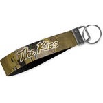 The Kiss (Klimt) - Lovers Wristlet Webbing Keychain Fob