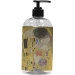 The Kiss (Klimt) - Lovers Plastic Soap / Lotion Dispenser (16 oz - Large - Black)