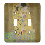 The Kiss (Klimt) - Lovers Light Switch Cover (2 Toggle Plate)