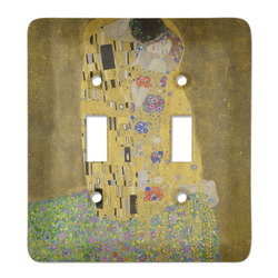 The Kiss (Klimt) - Lovers Light Switch Cover (2 Toggle Plate)