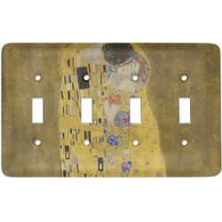 The Kiss (Klimt) - Lovers Light Switch Cover (4 Toggle Plate)