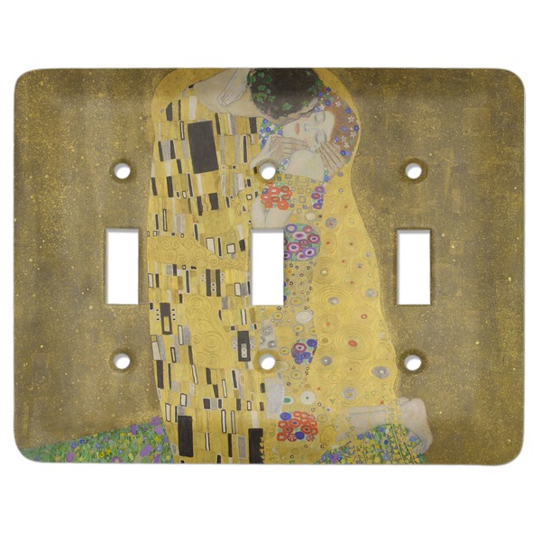Custom The Kiss (Klimt) - Lovers Light Switch Cover (3 Toggle Plate)