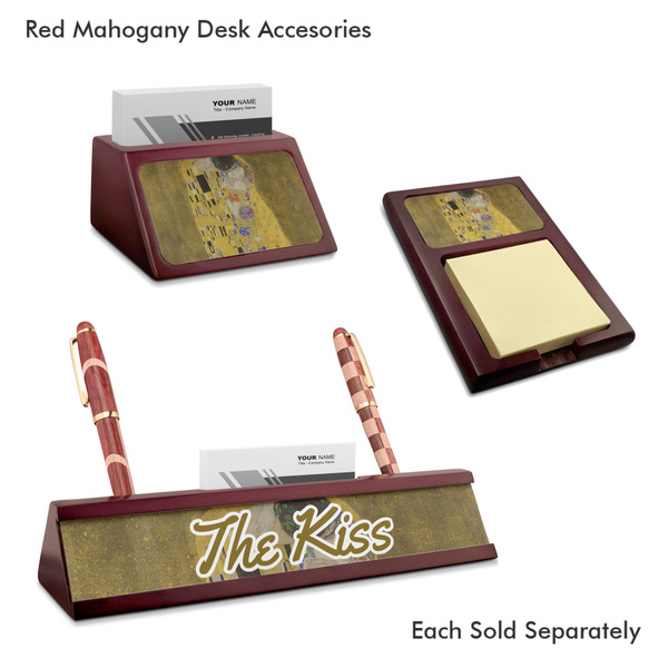 The Kiss - Lovers Mahogany Desk Accessories