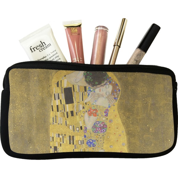 Custom The Kiss (Klimt) - Lovers Makeup / Cosmetic Bag - Small