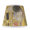 The Kiss (Klimt) - Lovers Poly Film Empire Lampshade - Front View
