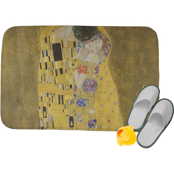 Custom The Kiss (Klimt) - Lovers Memory Foam Bath Mat - 34"x21"