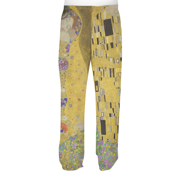 The Kiss - Lovers Men's Pjs Back - on model