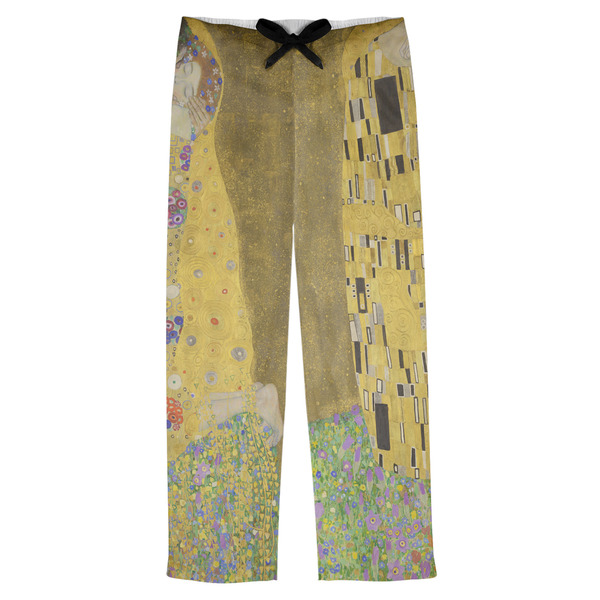 Custom The Kiss (Klimt) - Lovers Mens Pajama Pants - M