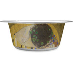 The Kiss (Klimt) - Lovers Stainless Steel Dog Bowl - Large