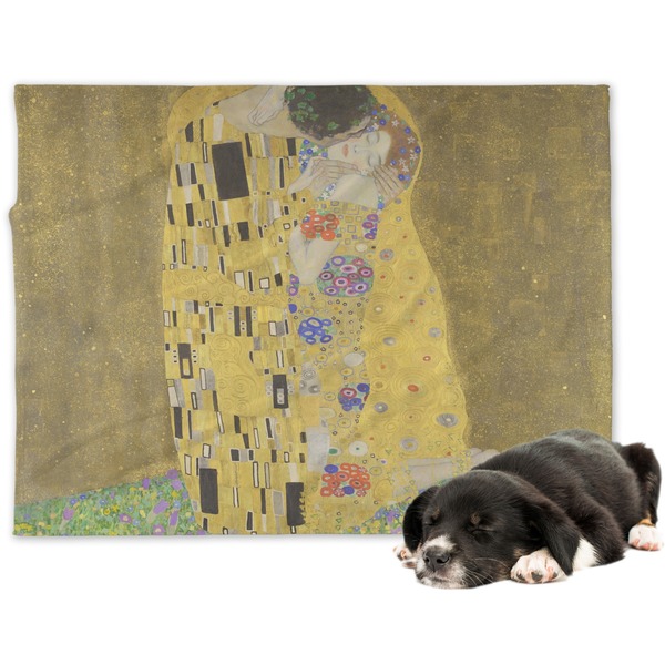 Custom The Kiss (Klimt) - Lovers Dog Blanket - Large