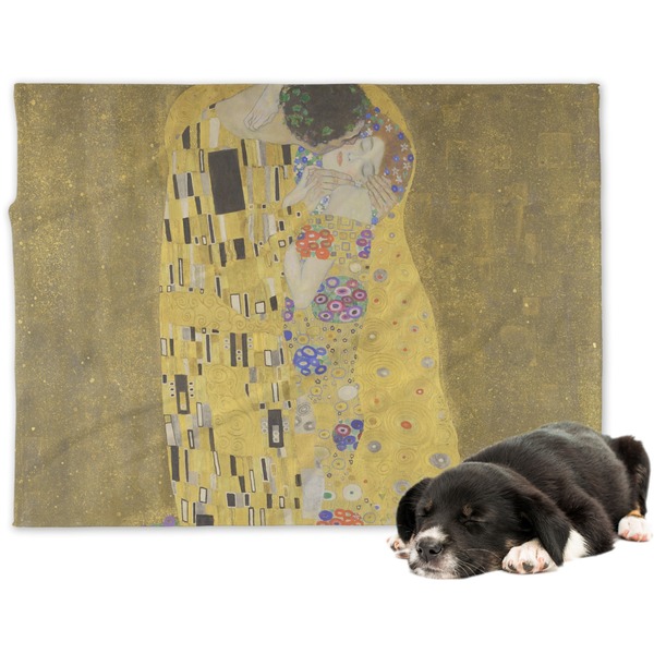 Custom The Kiss (Klimt) - Lovers Dog Blanket - Regular
