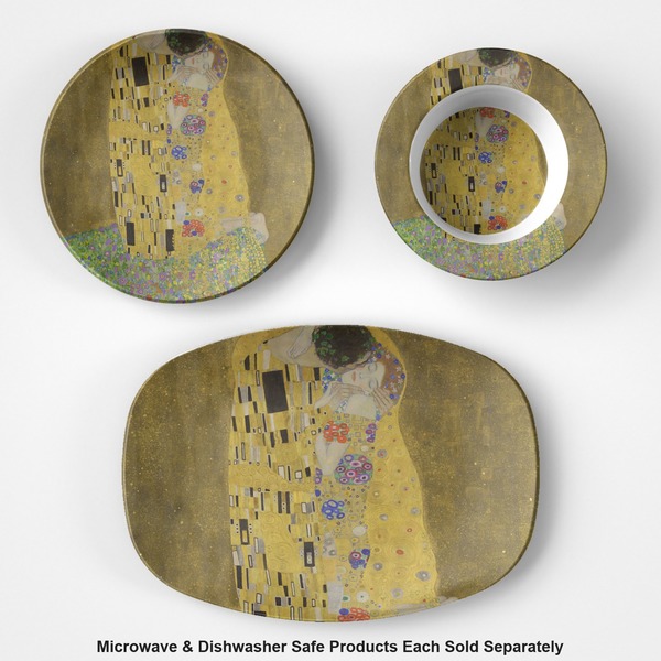 The Kiss - Lovers Microwave & Dishwasher Safe CP Plastic Dishware - Group