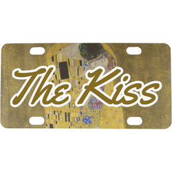 The Kiss (Klimt) - Lovers Mini / Bicycle License Plate (4 Holes)