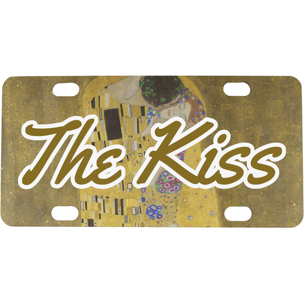 Custom The Kiss (Klimt) - Lovers Mini / Bicycle License Plate (4 Holes)