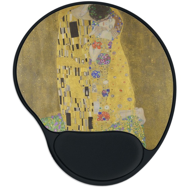 Custom The Kiss (Klimt) - Lovers Mouse Pad with Wrist Support