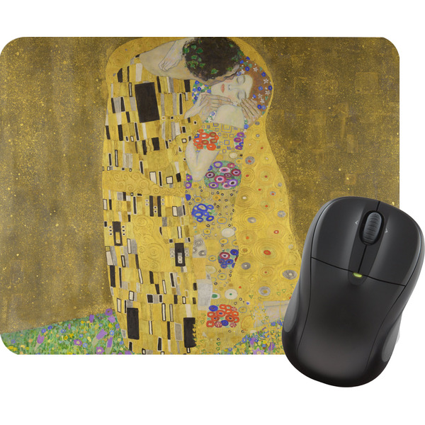 Custom The Kiss (Klimt) - Lovers Rectangular Mouse Pad